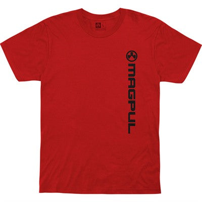 Vert Logo L Red Cotton T-Shirt