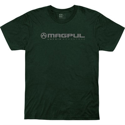 Unfair Advantage L Forest Green Cotton T-Shirt