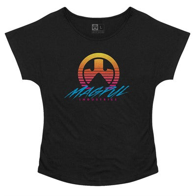 Women's Brenten Dolman Style T-Shirt Medium Black