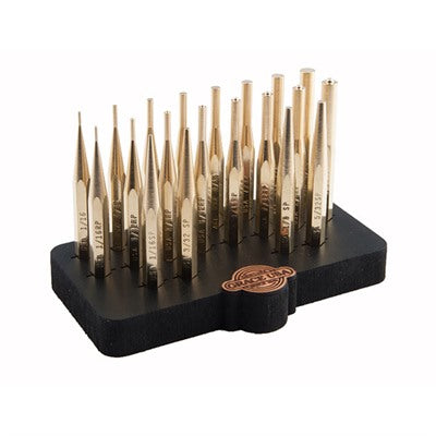 20 Pc Brass Punch and Bench Block Set