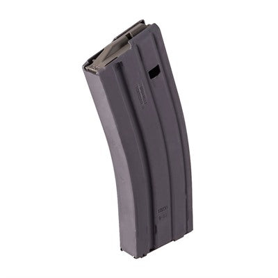AR-15 5.56mm 30-Round Gray Aluminum Rifle Magazine