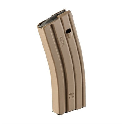 AR-15 5.56mm 30-Round Tan Aluminum Rifle Magazine