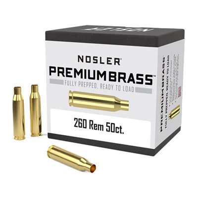 Premium Brass Cases for 260 Remington