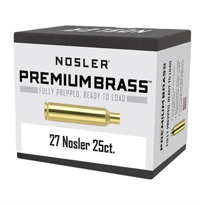 Premium Brass Cases for 27 Nosler