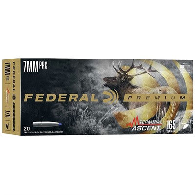 Federal 7mm PRC Premium 165 grain Terminal Ascent ammunition