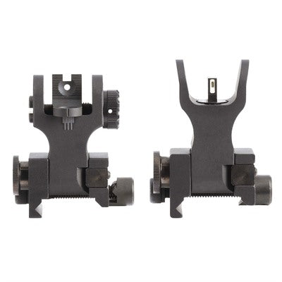 AR-15 BUIS Tritium Flip-Up Backup Iron Sights