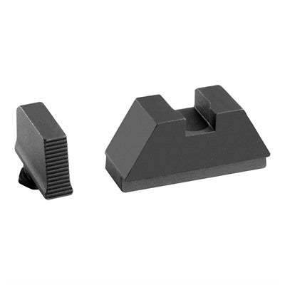 Serrated 5L Tall Optic Compatible Sight Set for Glock