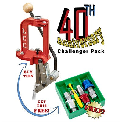 40th Anniversary Challenger Reloading Press with 3-Die Breech Lock Set