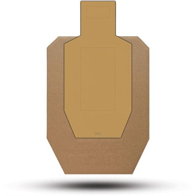IPSC Alpha & Charlie Reface Outline Shooting Target 25-Pack