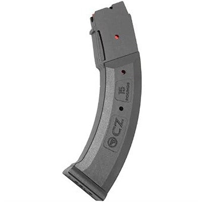 CZ Rimfire 15-Round Polymer Magazine .22LR/.17HM2 for Models 452, 453, 455, 457, 512