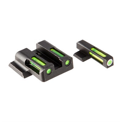 LiteWave H3 Tritium White Ring Front Sight w/ Green LitePipes