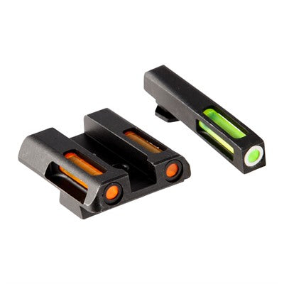 LiteWave H3 Tritium Front Sight Set – Orange Ring, Dual LitePipes