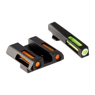 LiteWave H3 Tritium Front Sight Orange Ring Green and Orange LitePipes
