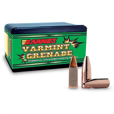Varmint Grenade .204" 20 Cal Flat Base Projectiles