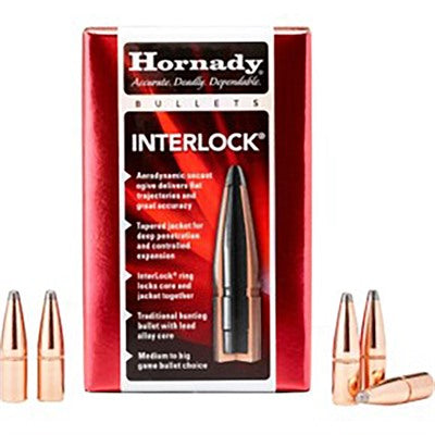 Hornady InterLock .284" 175 Grain SP 7mm Reloading Bullets 100/ct