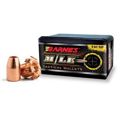 Barnes TAC-X 10mm .400 SCHP Flat Base Pistol Reloading Bullets