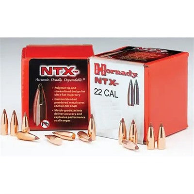 20 Cal .204" NTX Rifle Bullets for Reloading
