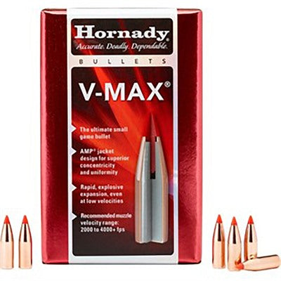 20 Cal .204" V-MAX Rifle Bullets for Reloading