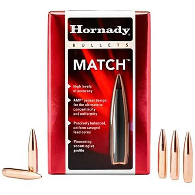 22 Cal 0.224" HPBT Match Bullets for Reloading