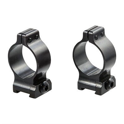 Talley 1 Inch Medium Quick Detach Scope Ring Set Black Satin