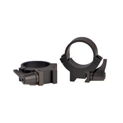 Warne Maxima Quick Detach Rimfire Rings 1 In 3/8 Dovetail Matte Medium