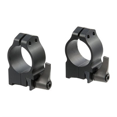 Warne Maxima 30mm Ruger Grooved Receiver Quick Detach Scope Rings Medium Matte
