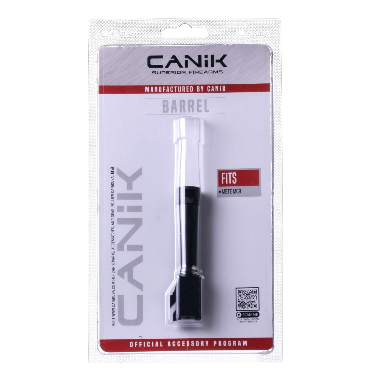 Canik METE MC9 Threaded Barrel 9mm BLK