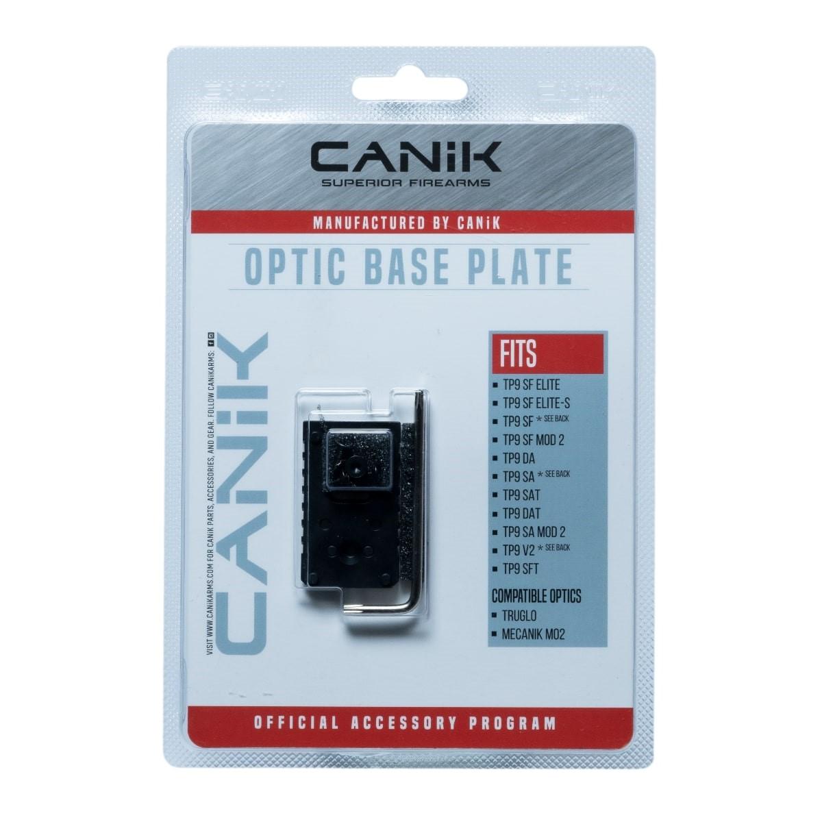 Canik Optic Adapter Base Plate (B) for TP9 Series Non-OR Pistols Black