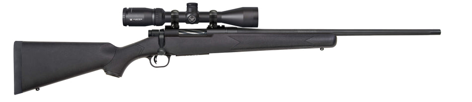 Mossberg 27935 Patriot Bolt 30-06 Springfield 5+1 22" Black Synthetic Stock Blued Right Hand Vortex Crossfire II 3-9x40mm Fluted Barrel