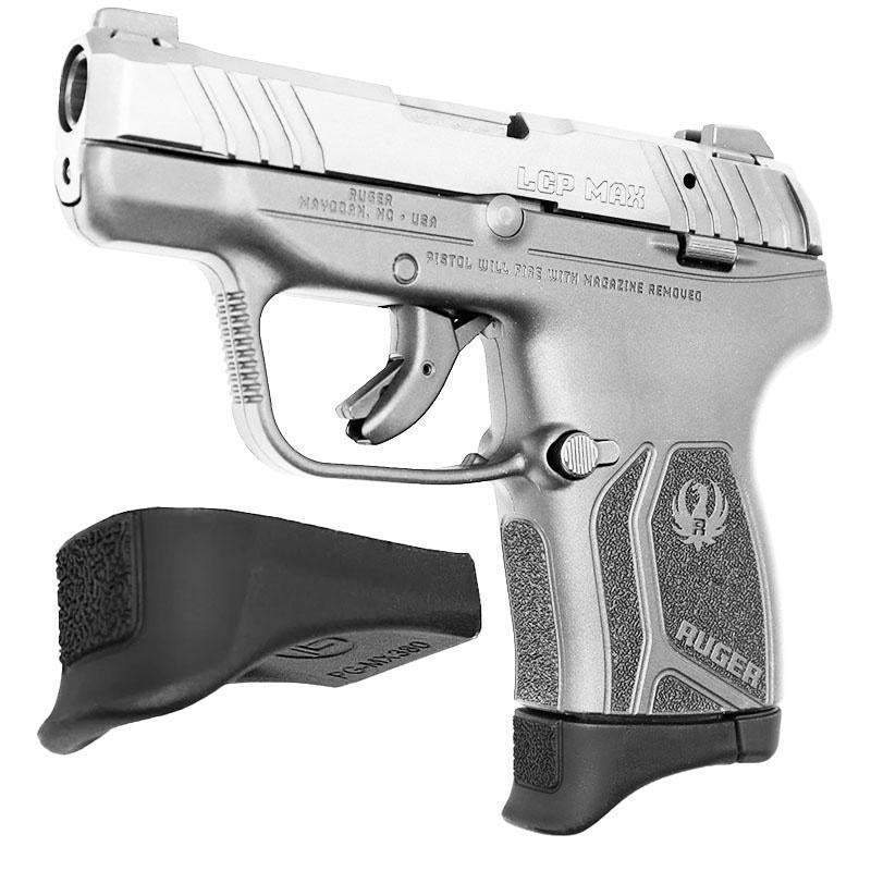 Pearce Grip Ruger LCP MAX .380 Magazine Grip Extension Black Polymer Baseplate Replacement