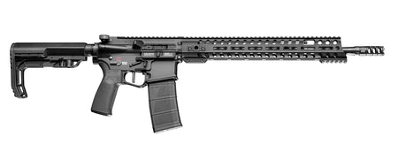 Patriot Ordnance Factory 00856 Renegade + 5.56x45mm NATO 16.50" 30+1 Black Hard Coat Anodized Black Nitride 6 Position MFT Stock Black Polymer Grip