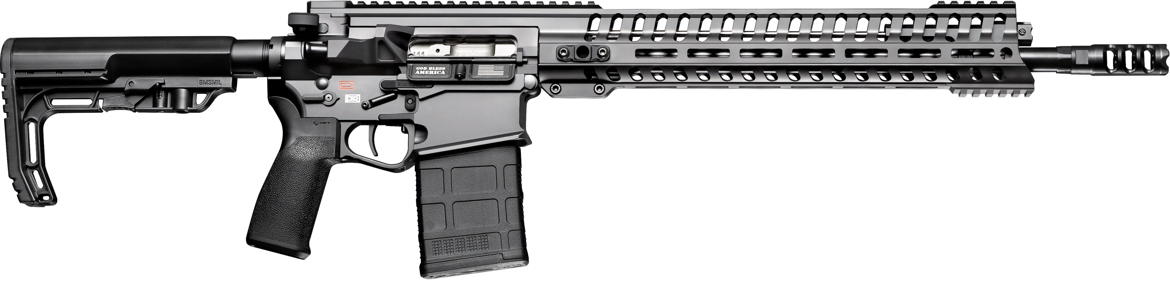 Patriot Ordnance Factory 01930 Revolution PD 308 Win 20+1 16.50" Black Nitride Tungsten Cerakote