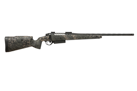 Seekins Precision 0011710273-F Havak PH3 7mm BC 22" Black Fluted Threaded Barrel, Black Picatinny Rail Steel Receiver, Adj Cheek Riser Woodland Shadow Synthetic Stock