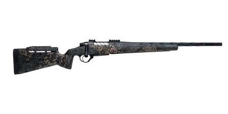 Seekins Precision 0011710255-F Havak PH3 7mm Rem Mag 26" Black Fluted Threaded Barrel, Black Picatinny Rail Steel Receiver, Adj Cheek Riser Woodland Shadow Synthetic Stock