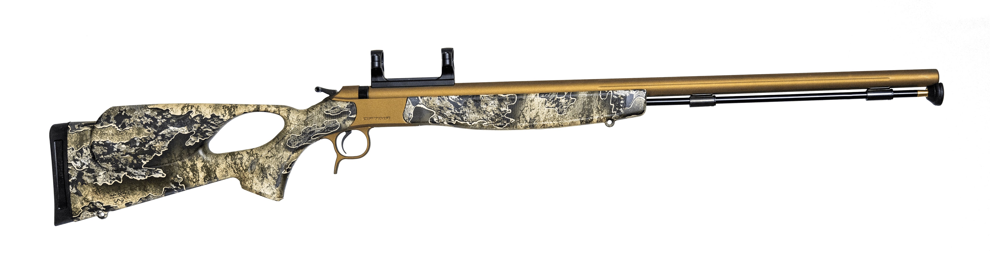 CVA Optima V2 LR .50 Cal Brown Realtree Thumbhole Stock