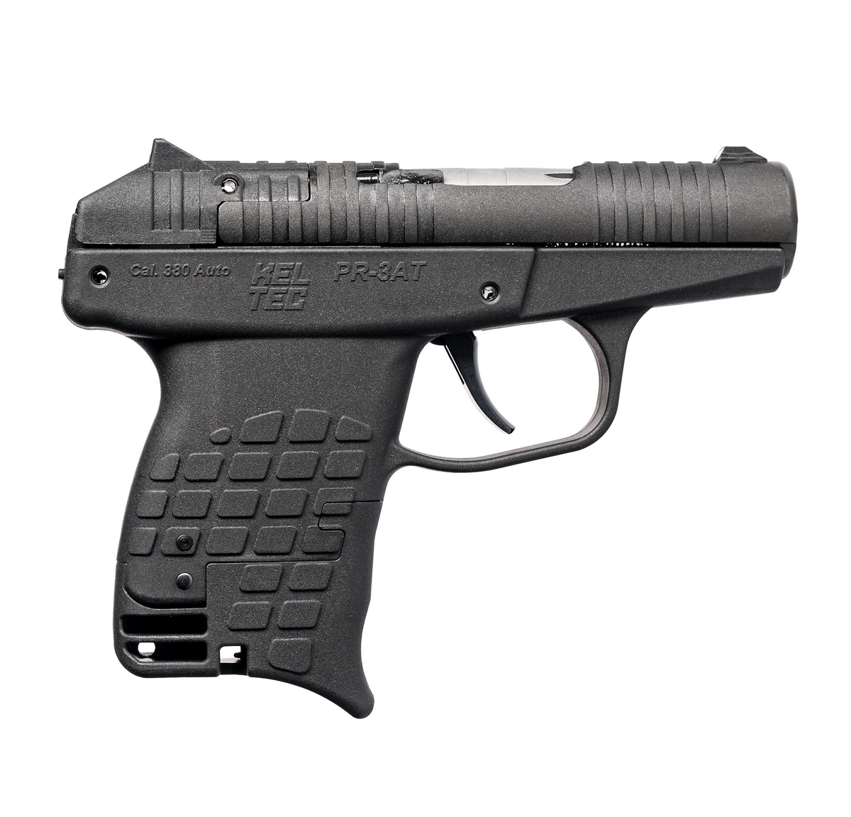 Kel-Tec PR3ATBLK PR-3AT Compact Frame 380 ACP 13+1 2.85" Black Rotating Barrel Shroud, Black Polymer Frame