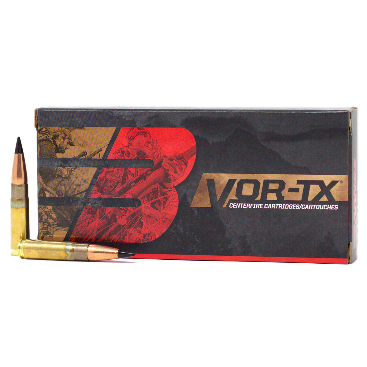 Barnes VOR-TX Tipped Triple Shock X TAC-TX Flat Base 110 Grain .300 AAC Blackout 2350 fps 716876130115