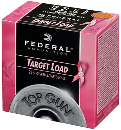 Federal 12 Gauge Shotgun Ammo Top Gun Pink Special Edition 2.75 in 1-1/8 oz #8