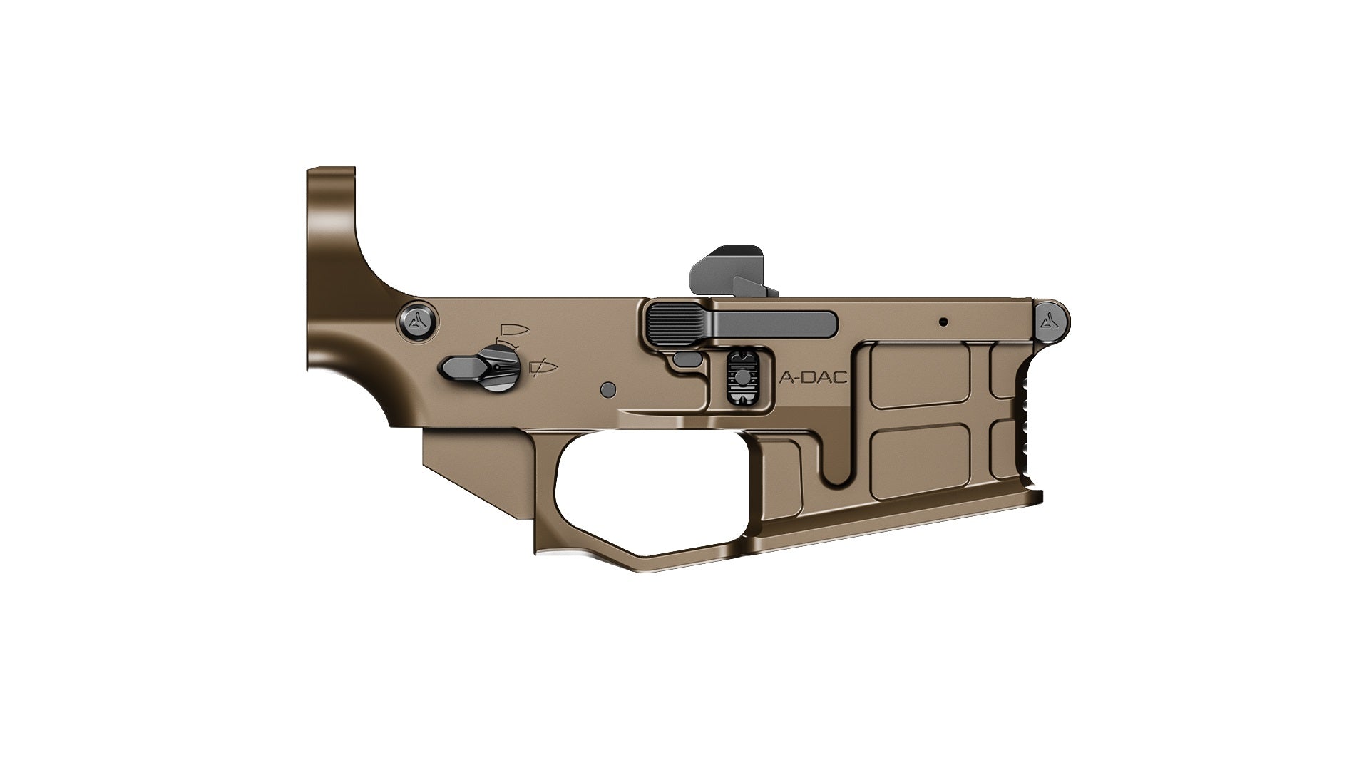 Radian Weapons R0389 A-DAC 15 Lower Receiver Aluminum Radian Brown Cerakote AR Platform