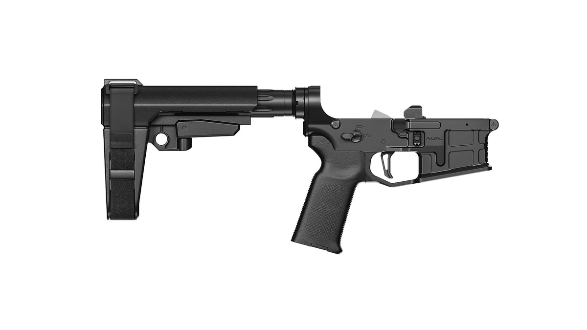 Radian Weapons R0847 A-DAC 15 Lower Receiver SBA3 Flat trigger Radian Black