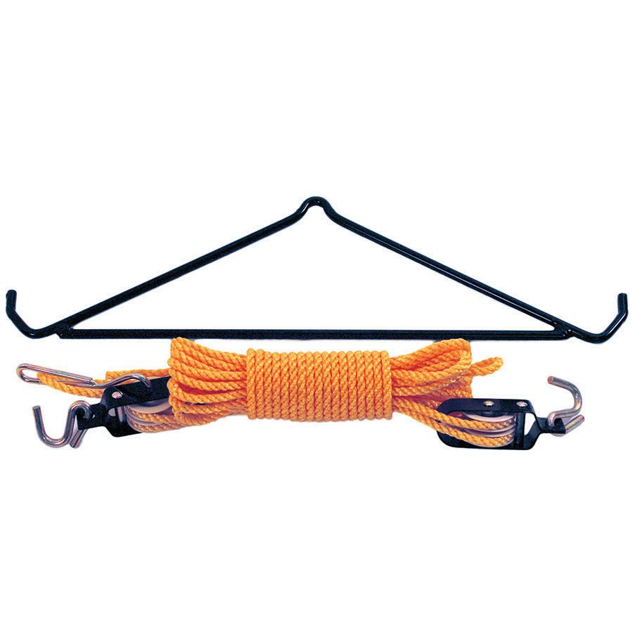 River's Edge 22" Game Gambrel with Hoist 4:1 Lift Ratio Welded Steel Construction