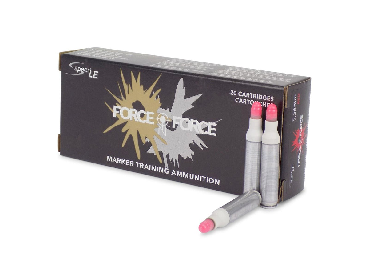 Speer LE Force On Force 5.56 Training Marker Rounds - Red