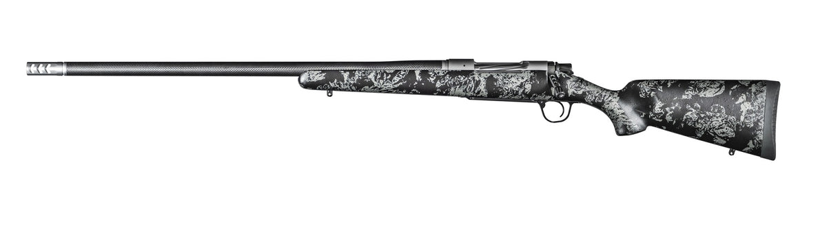 Christensen Arms 8010617600 Ridgeline FFT 7mm Rem Mag 3+1 22" Carbon Fiber/Threaded Barrel, Stainless Steel, Black with Gray Accents Stock, Left Hand