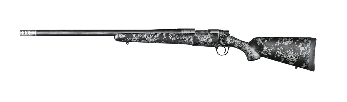 Christensen Arms 8010618000 Ridgeline FFT 308 Win 4+1 20" Carbon Fiber/Threaded Barrel, Stainless Steel, Black with Gray Accents Stock, Left Hand