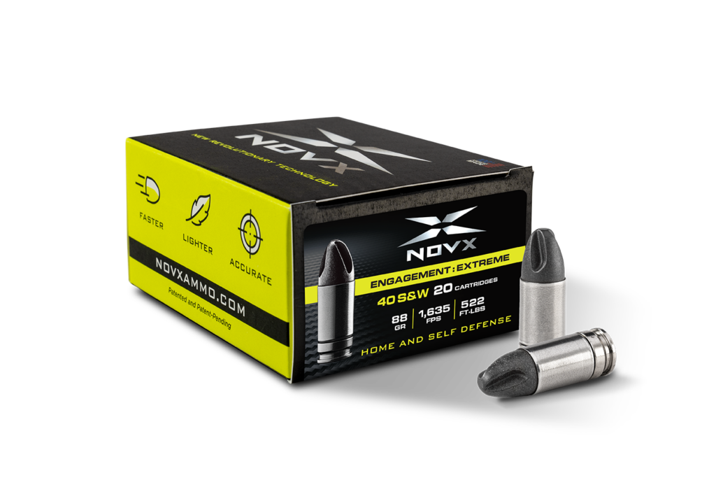 NovX .40 S&W Engagement Extreme Lead Free 88 grain SP ammunition