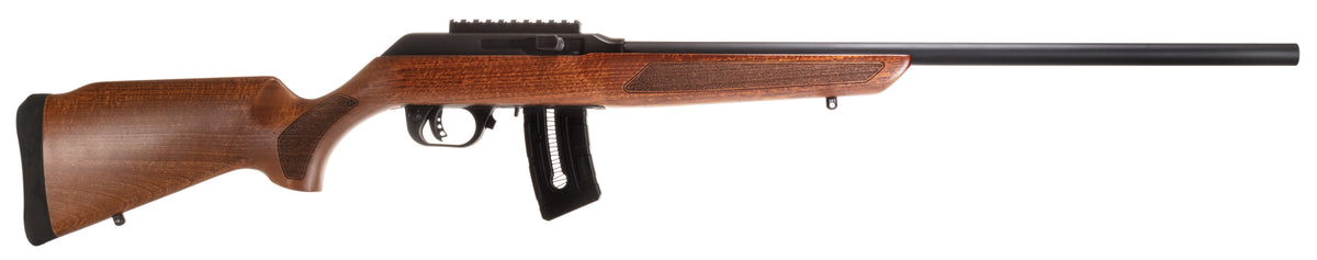 Rossi RS22W2111WD RS22 Full Size 22 WMR 10+1 21" Matte Black Steel Barrel, Matte Black Picatinny Rail Steel Receiver, Fixed Hardwood Stock