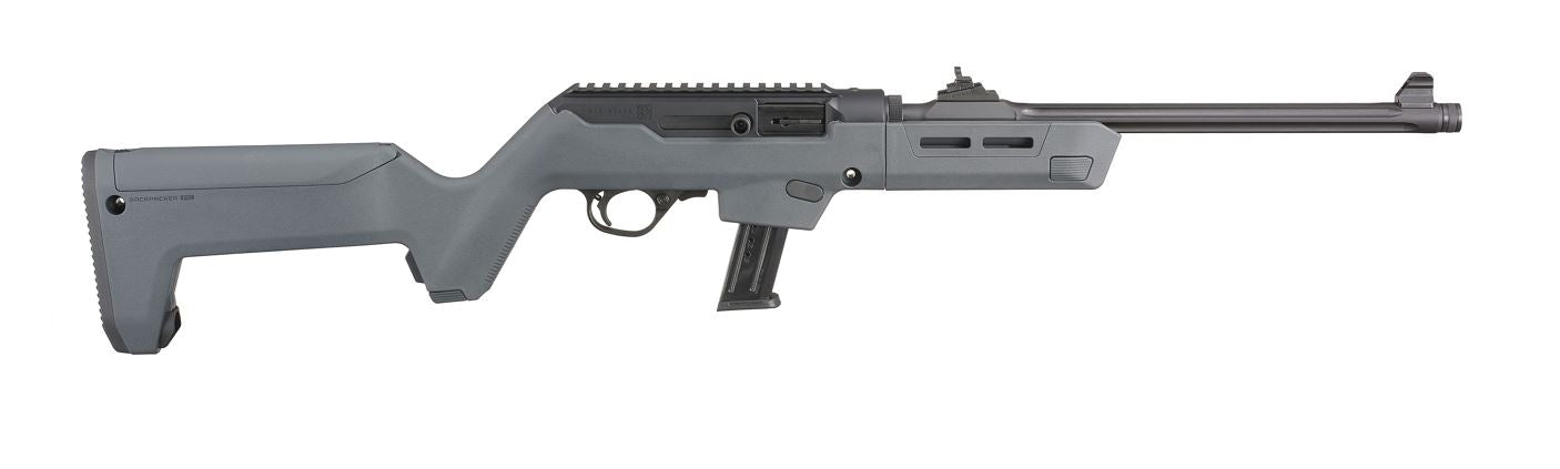 Ruger 19135 PC Carbine *State Compliant 9mm Luger 10+1 16.10" Barrel, Matte Black Oxide Metal Finish, Stealth Gray Stock, Optics Ready