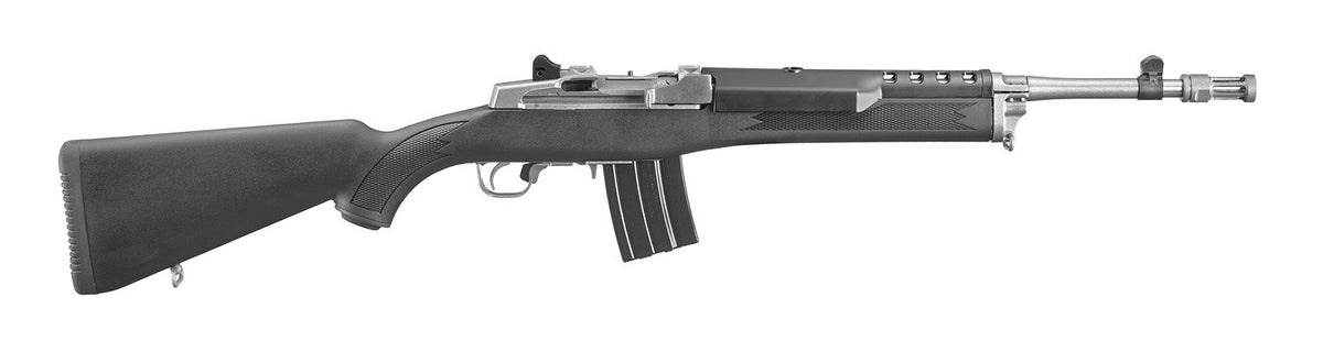Ruger 5819 Mini-14 Tactical 223 Rem/5.56 NATO 20+1 16.10" Matte Stainless Threaded Barrel, Matte Stainless Steel Receiver w/Picatinny Rail, Black Synthetic Fixed Stock, Right Hand