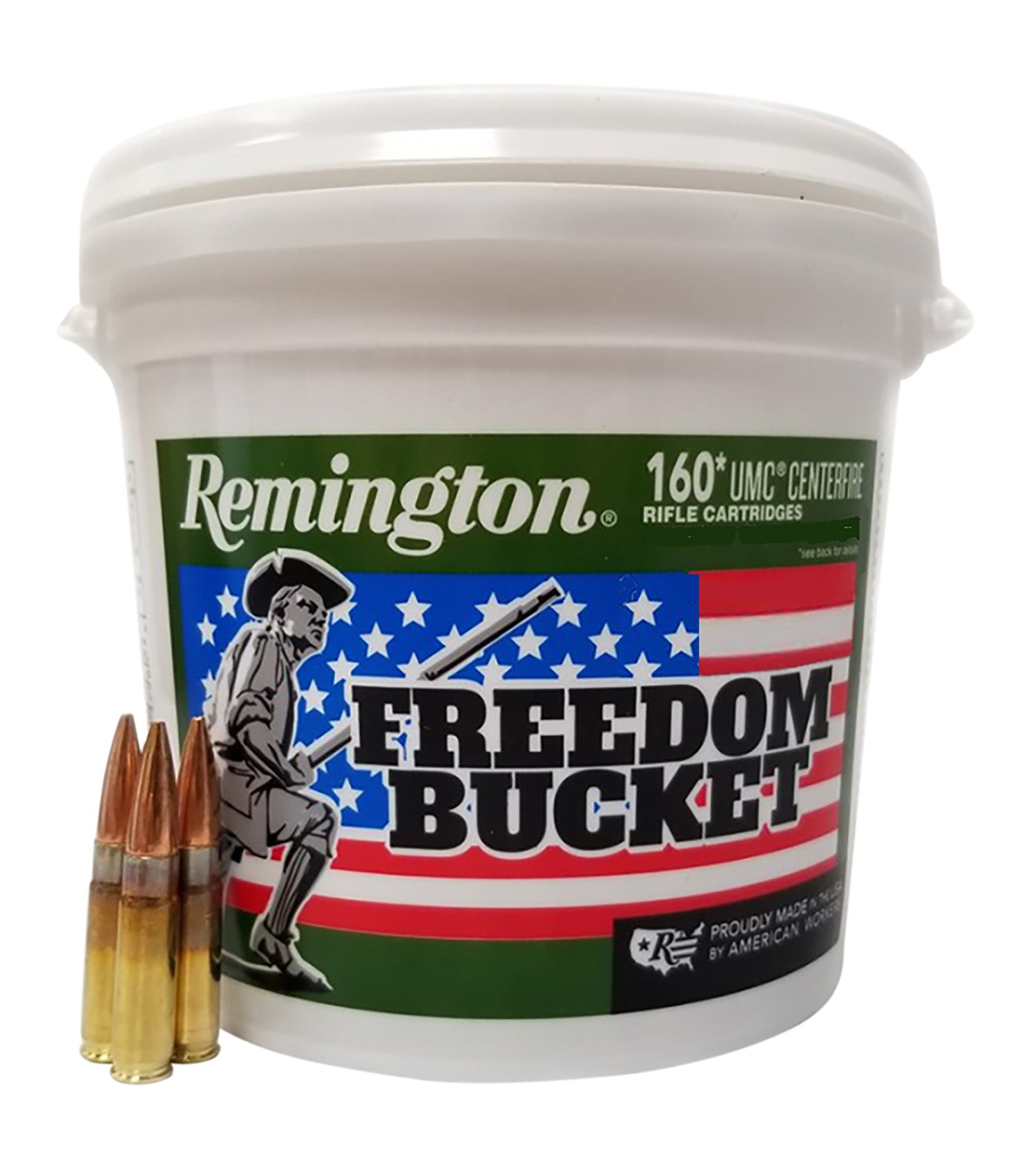 Remington UMC Freedom Bucket Full Metal Jacket 150 Grain .300 AAC Blackout 1905 fps 047700486604