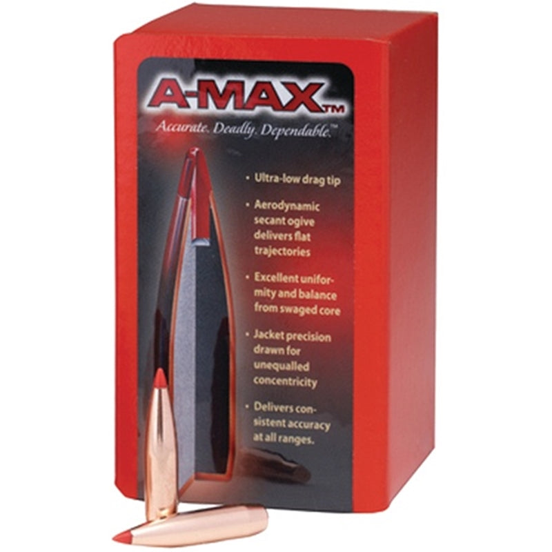 Hornady A-MAX 6.5mm .264 Diameter 140 Grain Bullet